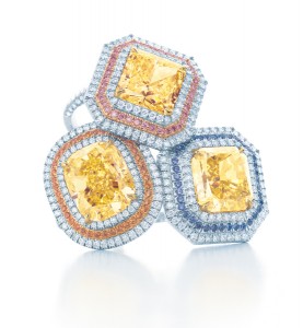 Tiffany-Ringe mit gelben Diamanten