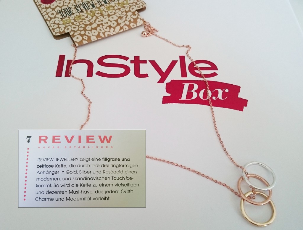 Review Jewellery - Instyle Box September 2015