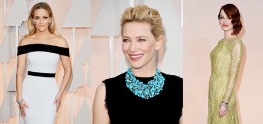 Stars in Tiffany bei den Oscars 2015: Reese Witherspoon, Cate Blanchett, Emma Stone